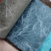 Nieuwe stof met fluwelen reliëf